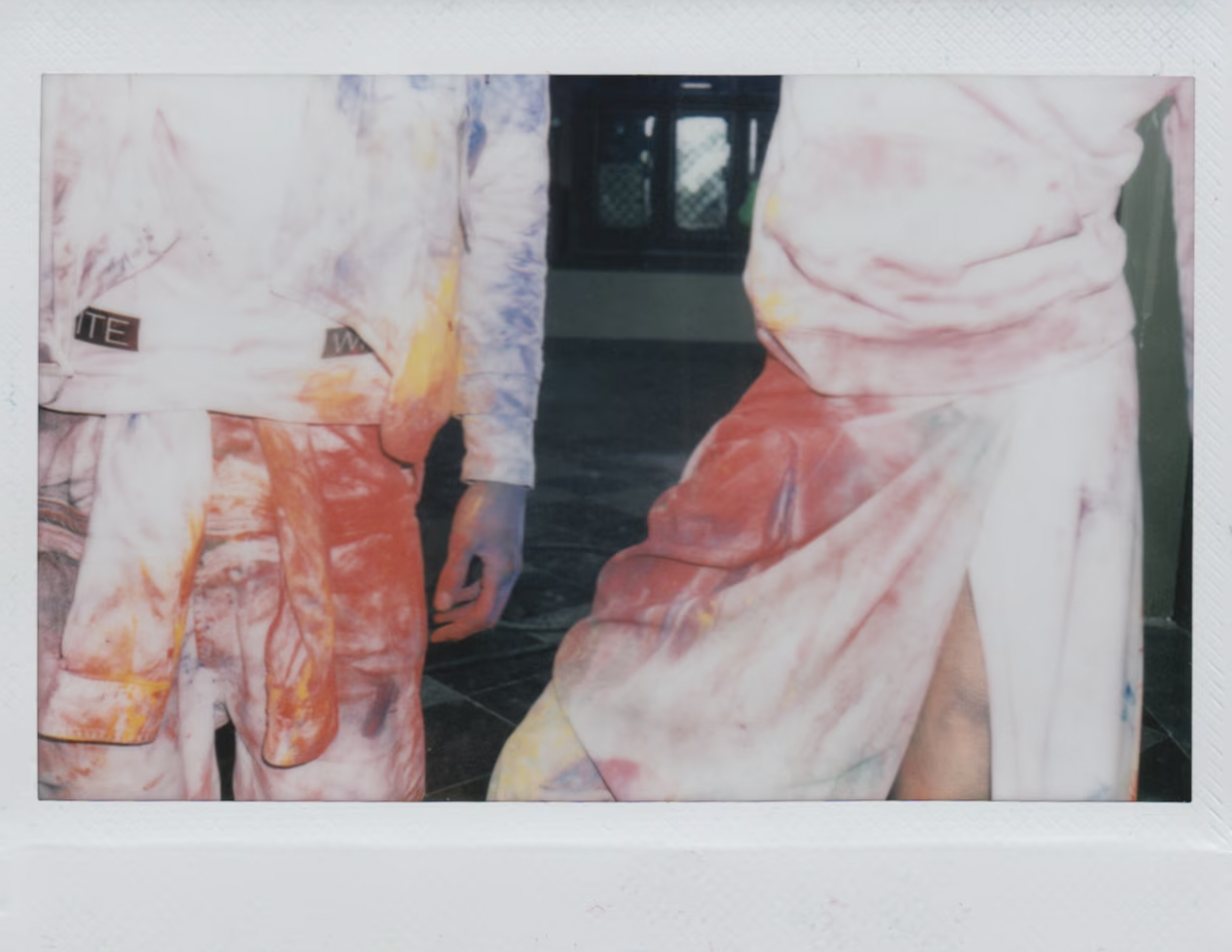 On Set Polaroids, Photographed by Virgil Abloh